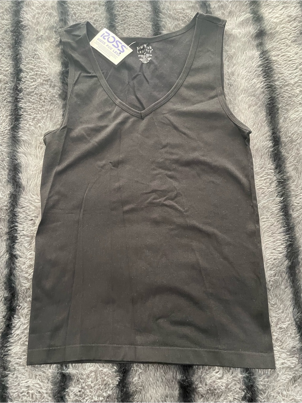 New York Laundry Black Tank Top